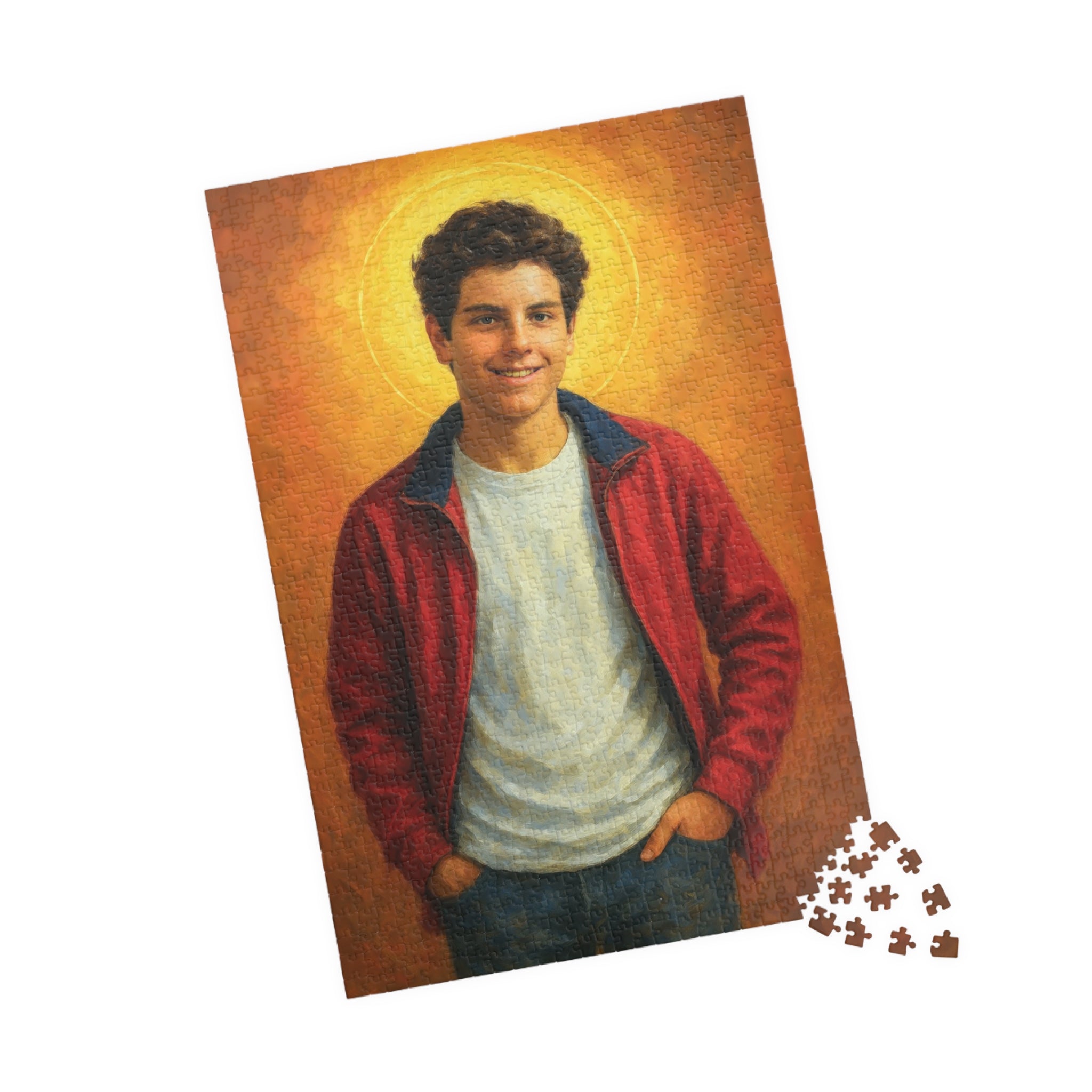 Saint Carlo Acutis Jigsaw Puzzle (110–1014 pcs)