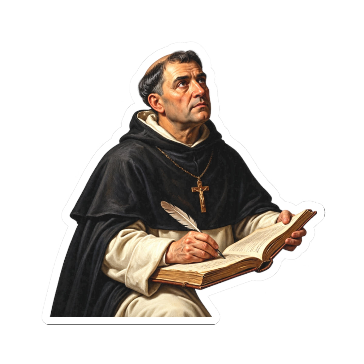 Saint Thomas Aquinas Sticker (Design 2)