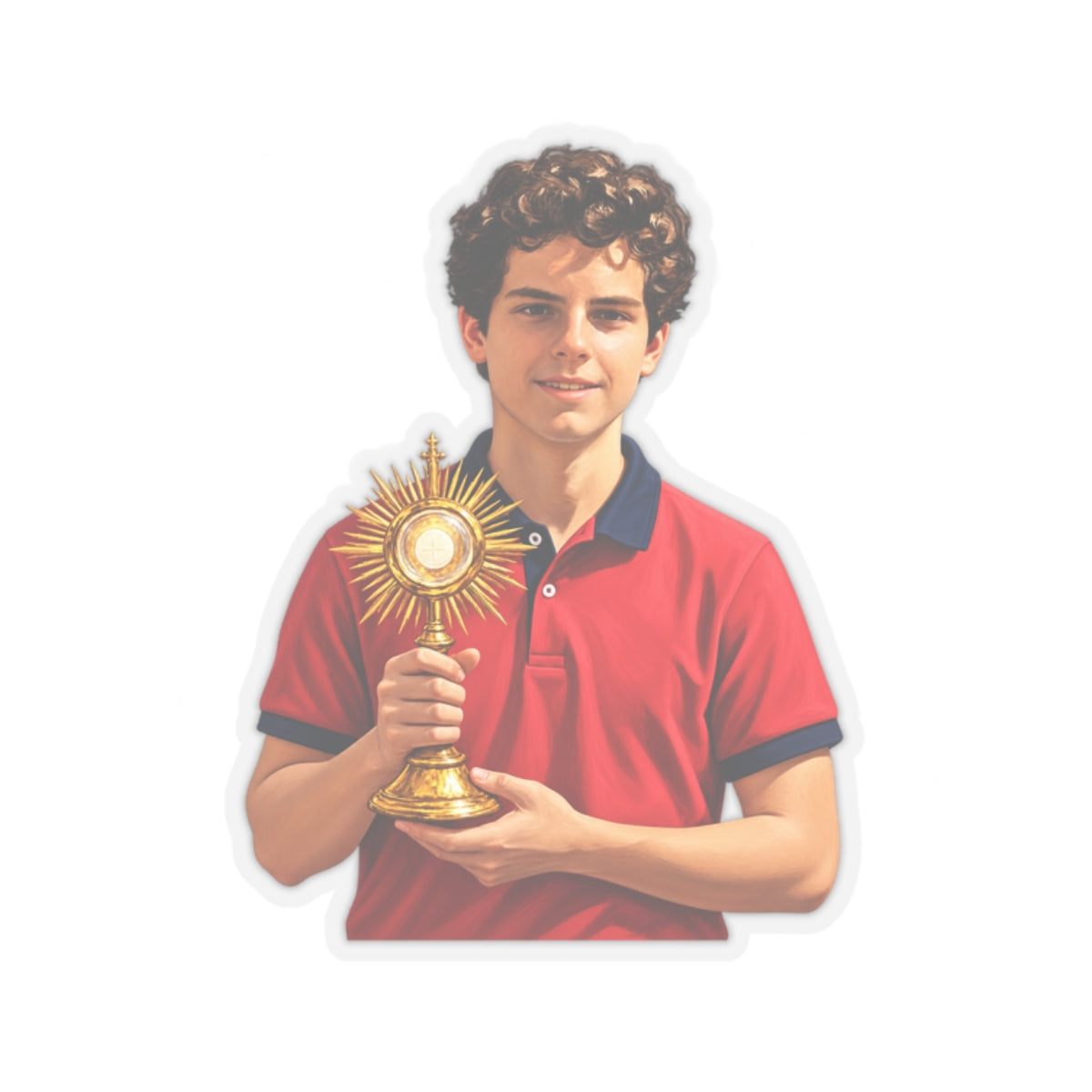 Saint Carlo Acutis Sticker (Design 3)