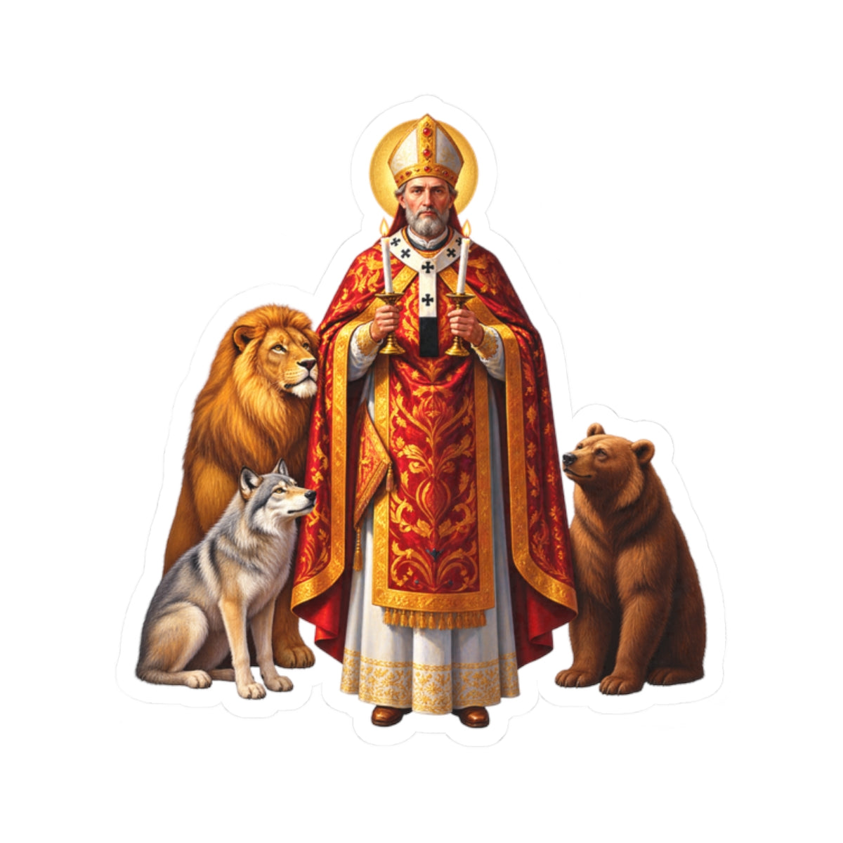 Saint Blaise Sticker
