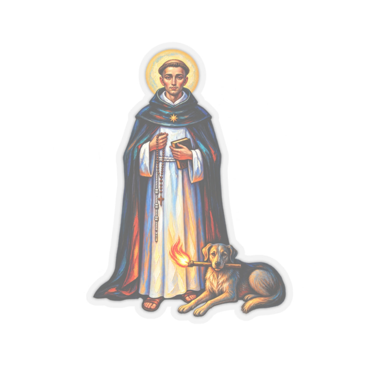 Saint Dominic Sticker (Design 3)