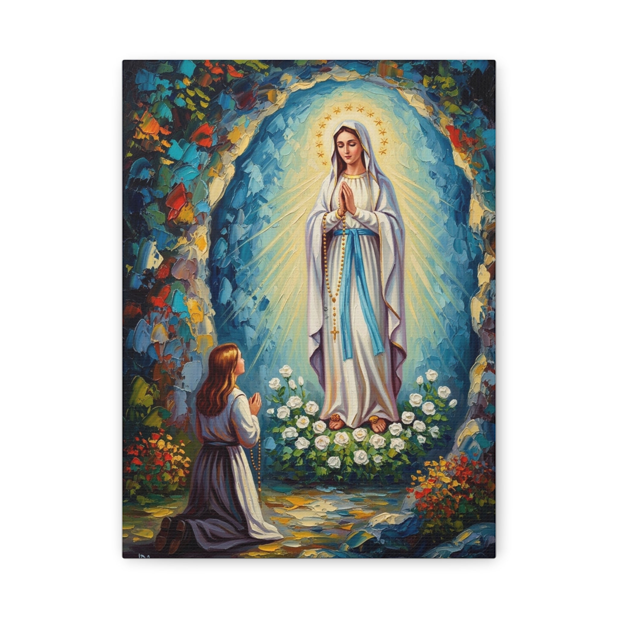 Our Lady Of Lourdes - Canvas Gallery Wraps
