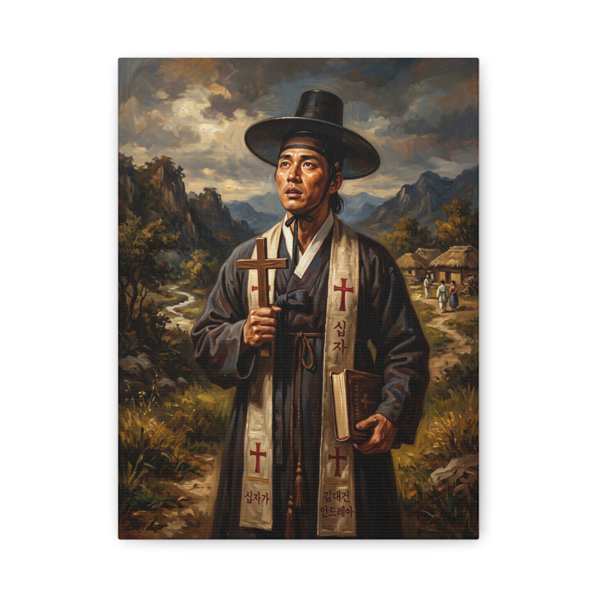 St. Andrew Kim Taegon - Canvas Gallery Wraps