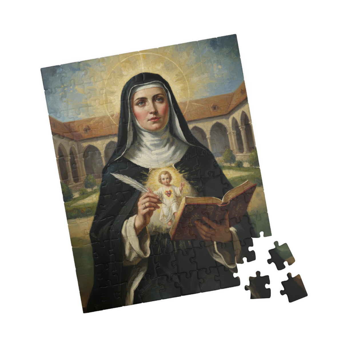 Saint Gertrude The Great Jigsaw Puzzle (110–1014 pcs)