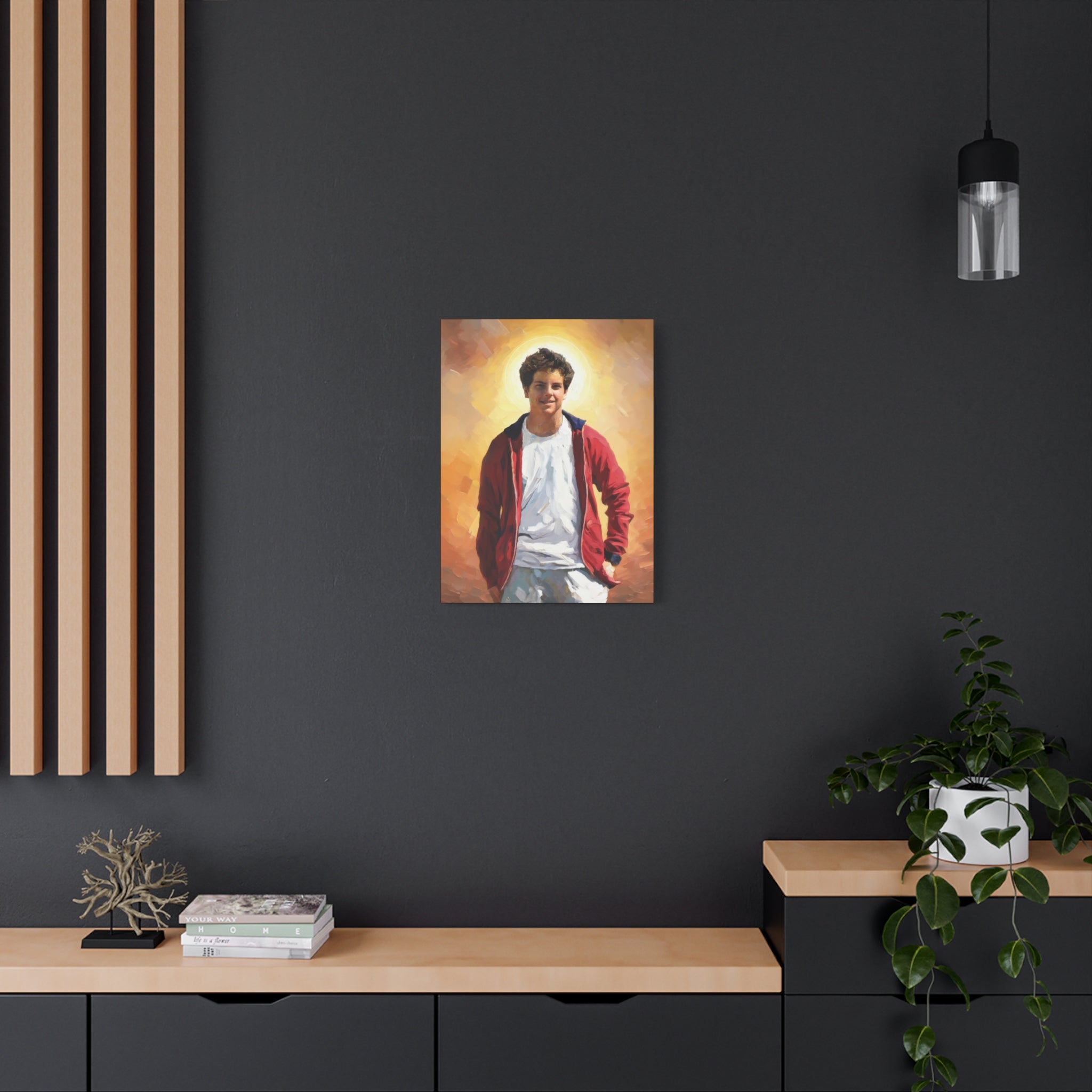 Saint Carlo Acutis Canvas Gallery Wraps