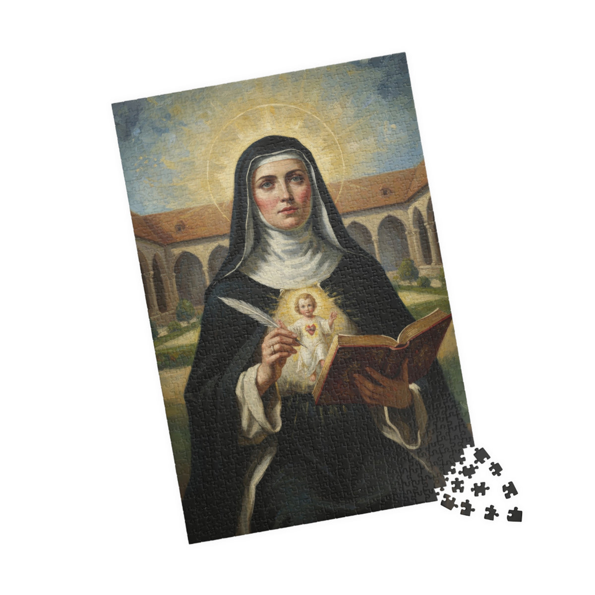 Saint Gertrude The Great Jigsaw Puzzle (110–1014 pcs)