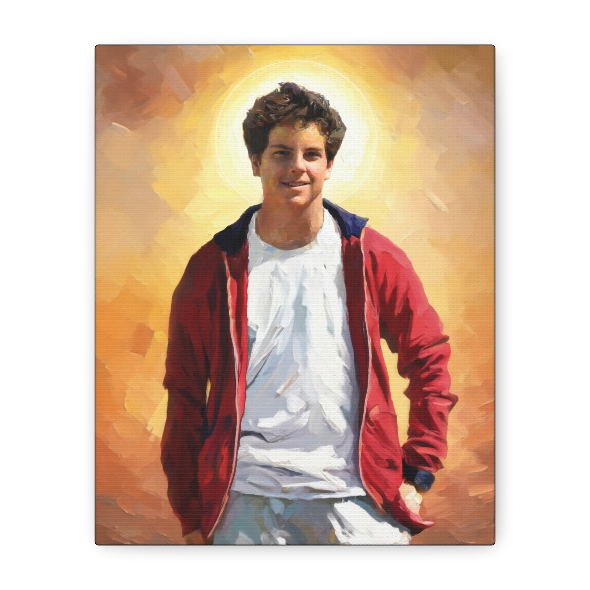 Saint Carlo Acutis Canvas Gallery Wraps