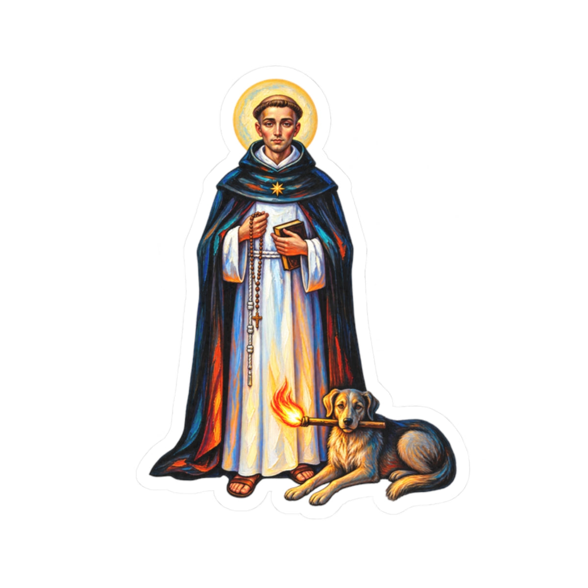 Saint Dominic Sticker (Design 3)