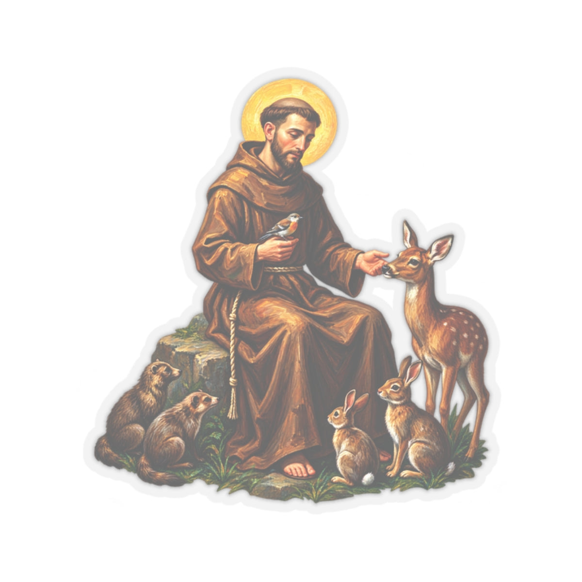 Saint Francis of Assisi Sticker