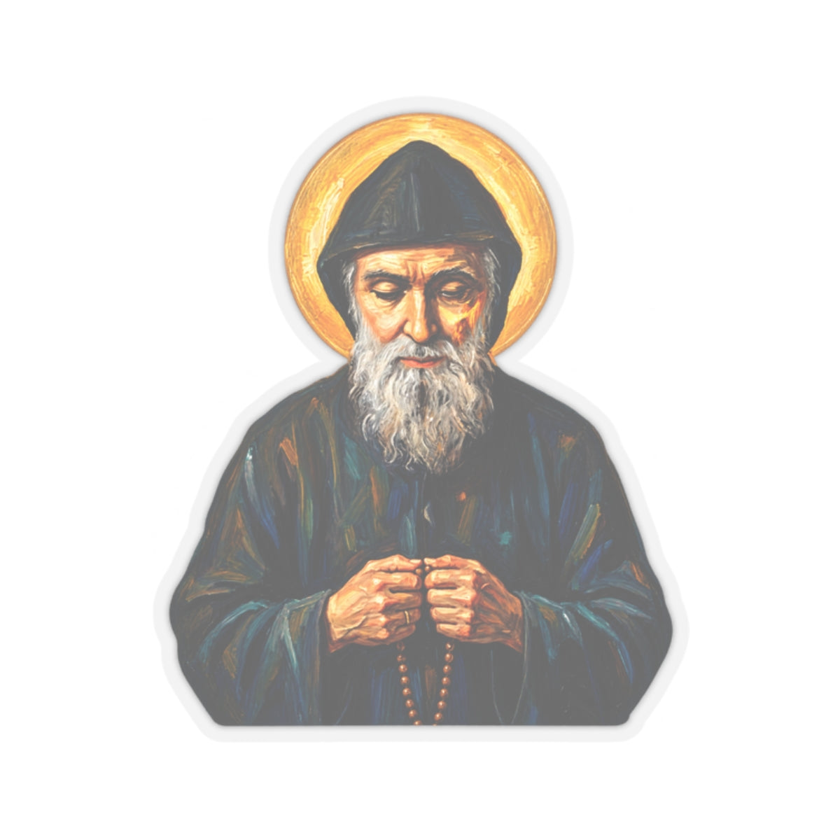 Saint Charbel Sticker (Design 2)