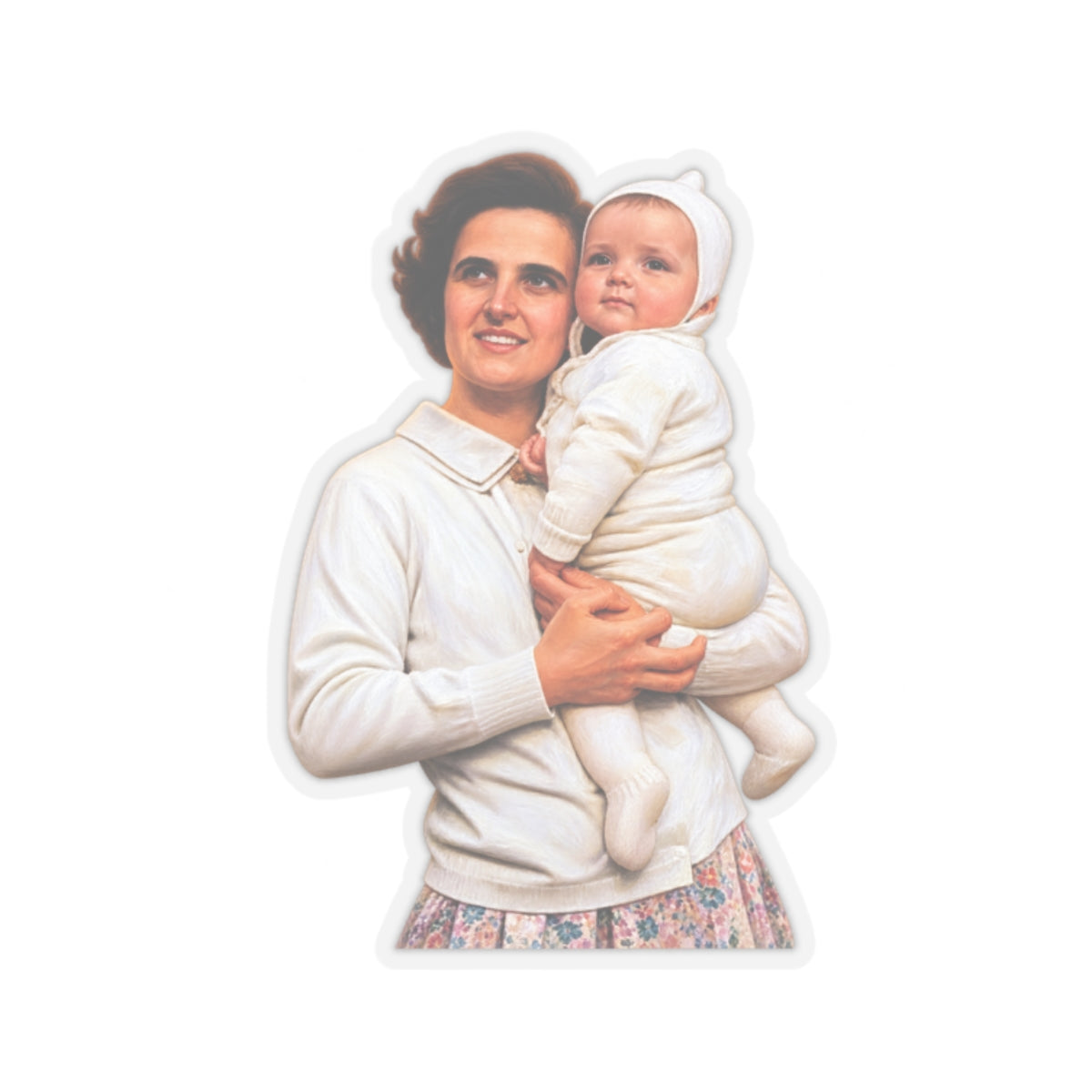 Saint Gianna Beretta Molla Sticker (Design 3)