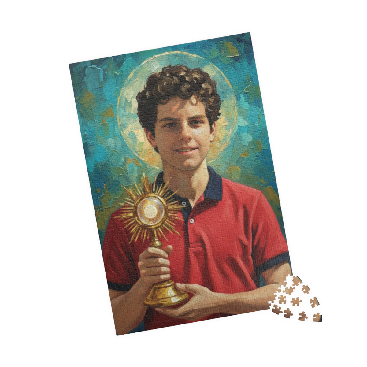 Saint Carlo Acutis Jigsaw Puzzle (110–1014 pcs)