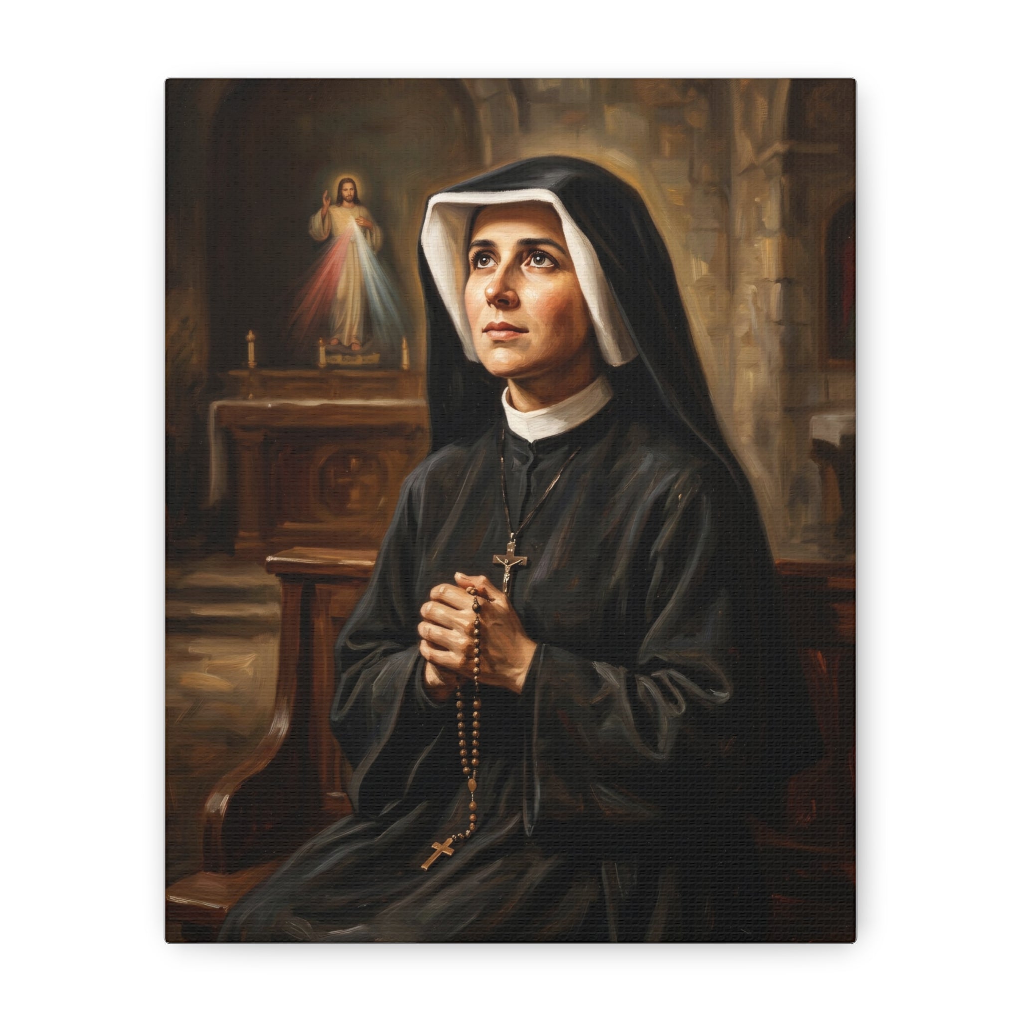 St. Faustina Kowalska - Canvas Gallery Wraps