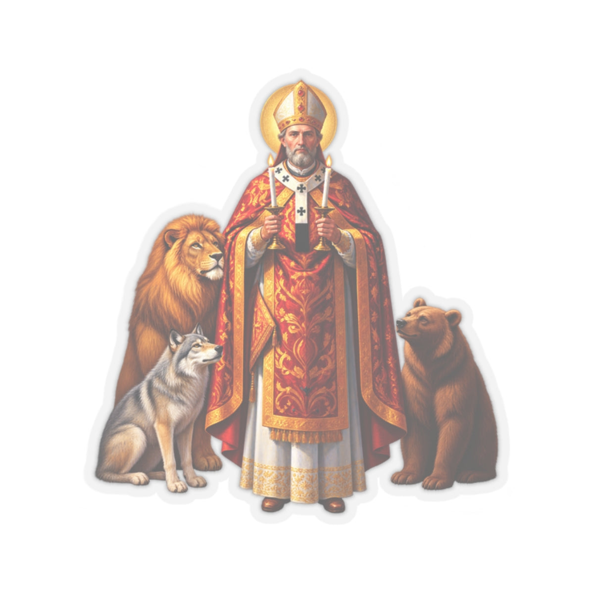 Saint Blaise Sticker
