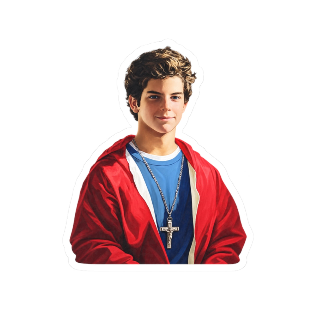 Saint Carlo Acutis Sticker (Design 6)