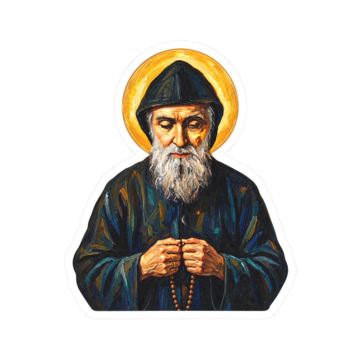 Saint Charbel Sticker (Design 2)