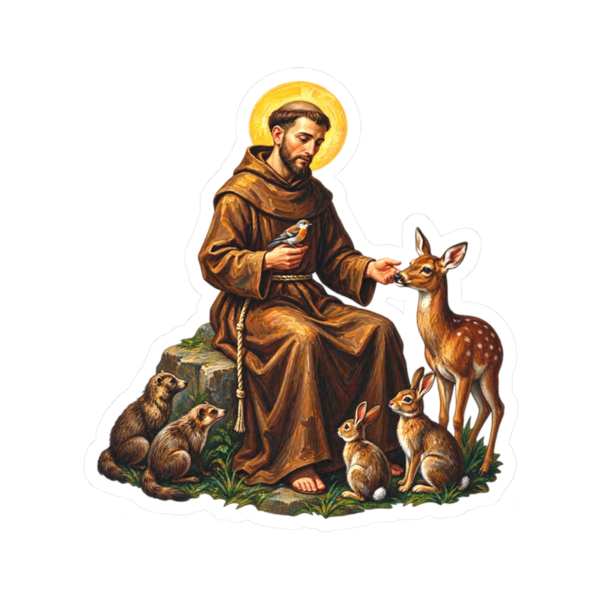 Saint Francis of Assisi Sticker