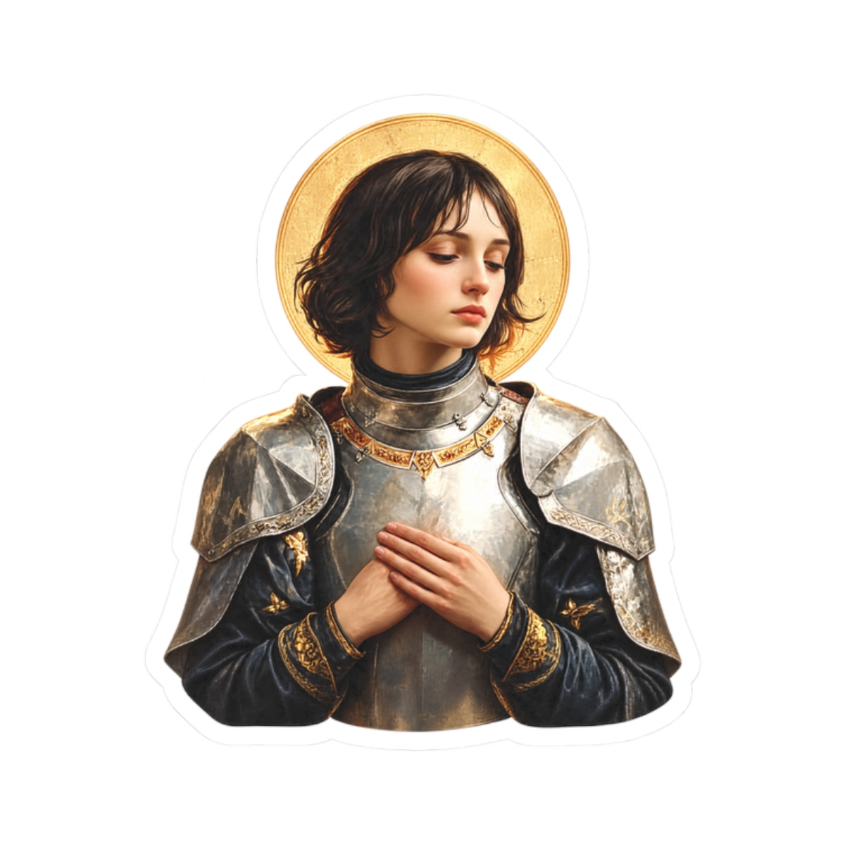 Saint Joan Of Arc Sticker (Design 3)