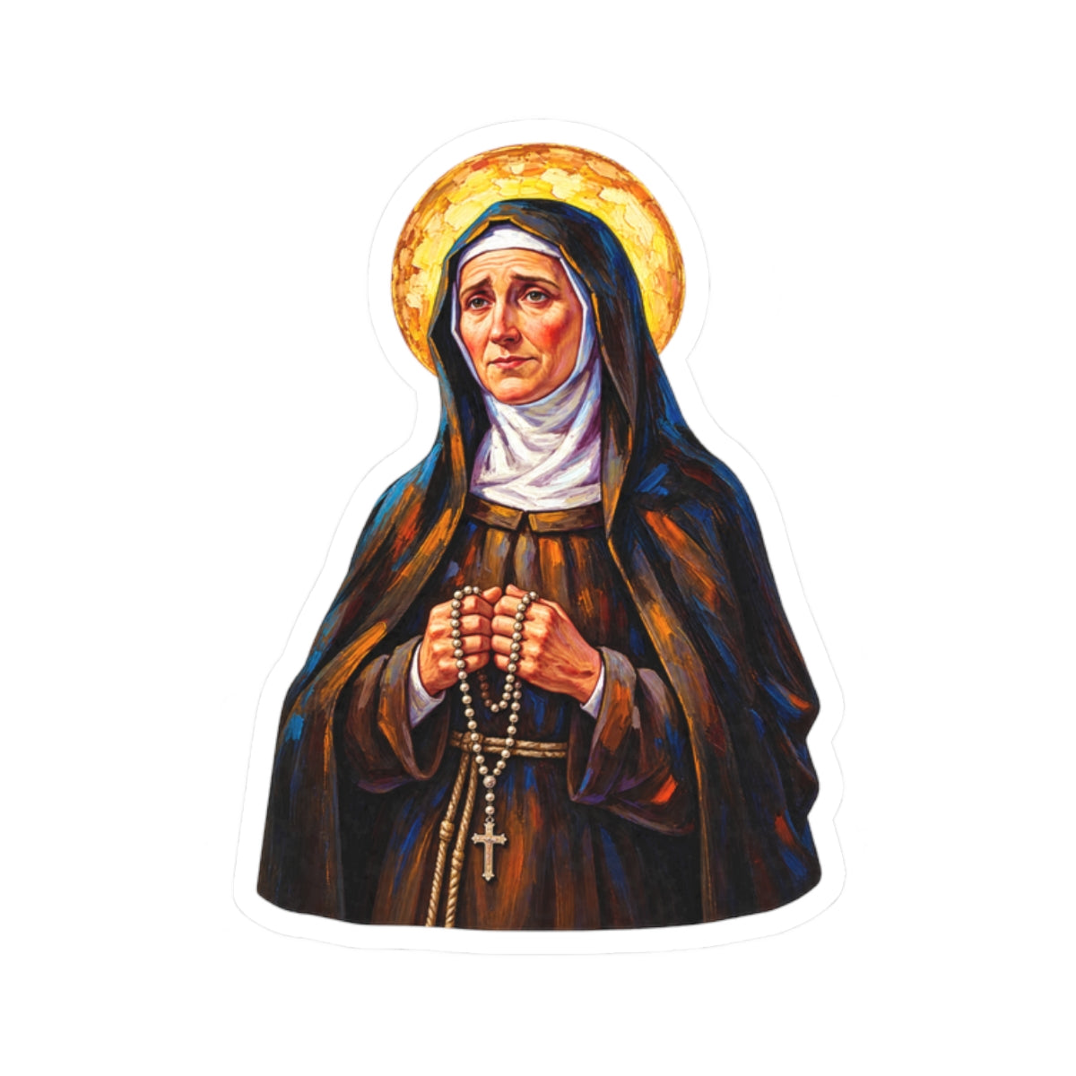 Saint Monica Sticker (Design 2)