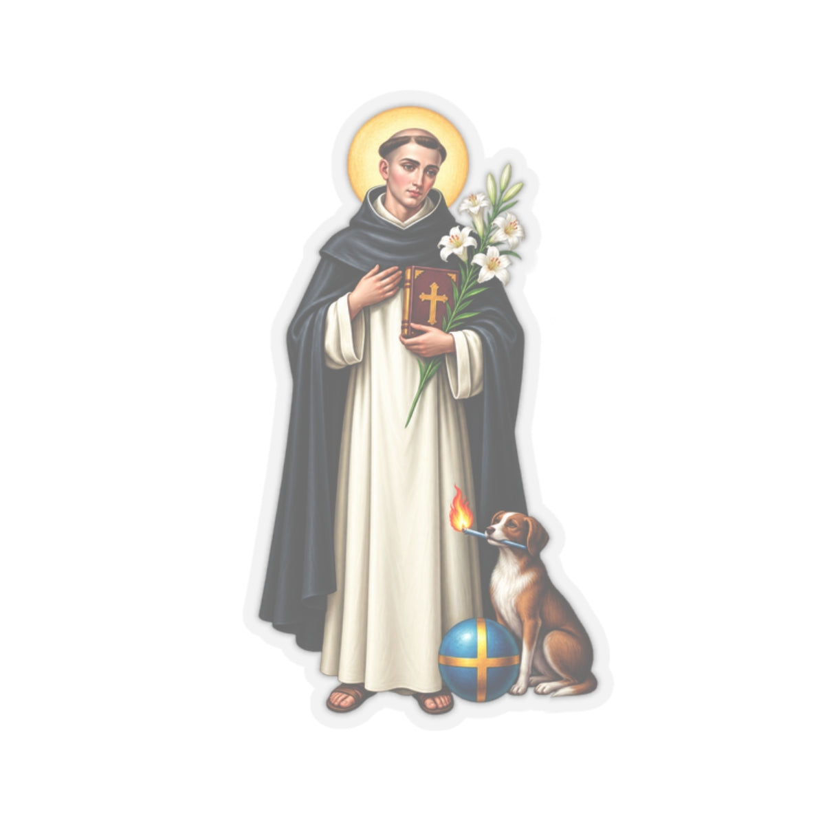 Saint Dominic Sticker (Design 2)