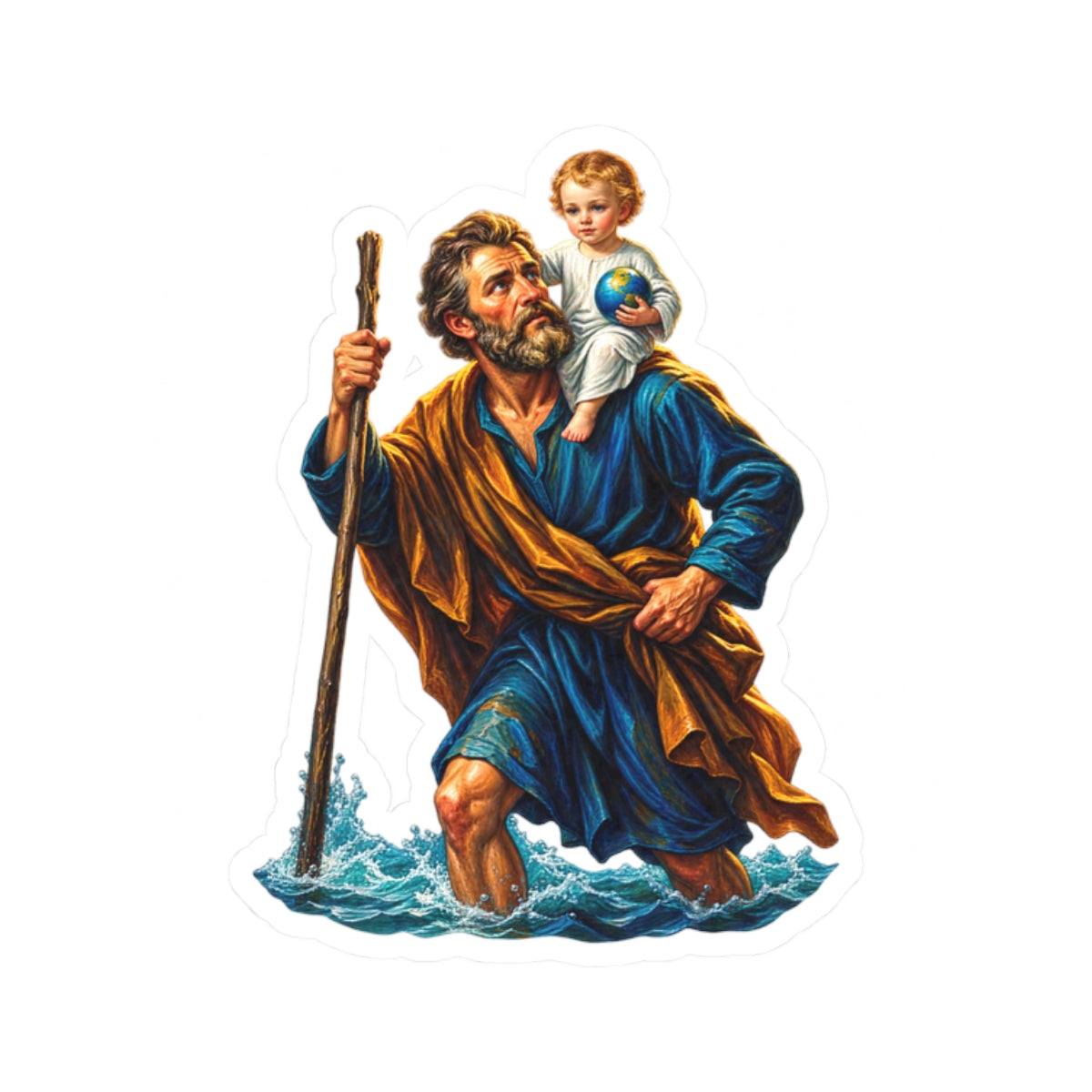 Saint Christopher Sticker