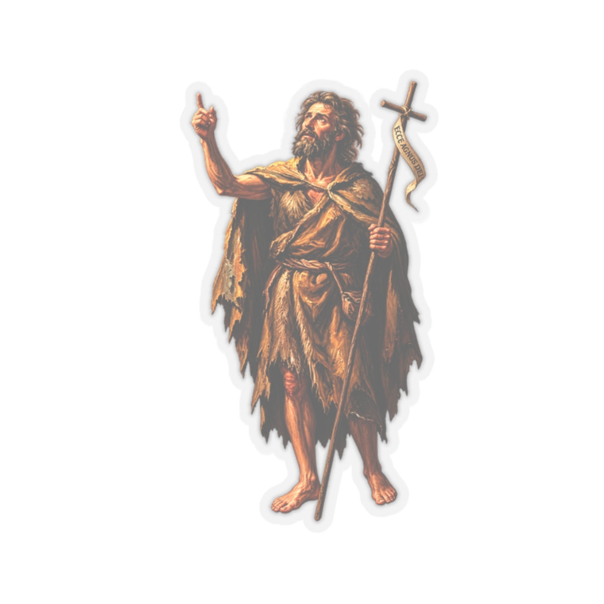 Saint John The Baptist Sticker (Design 2)