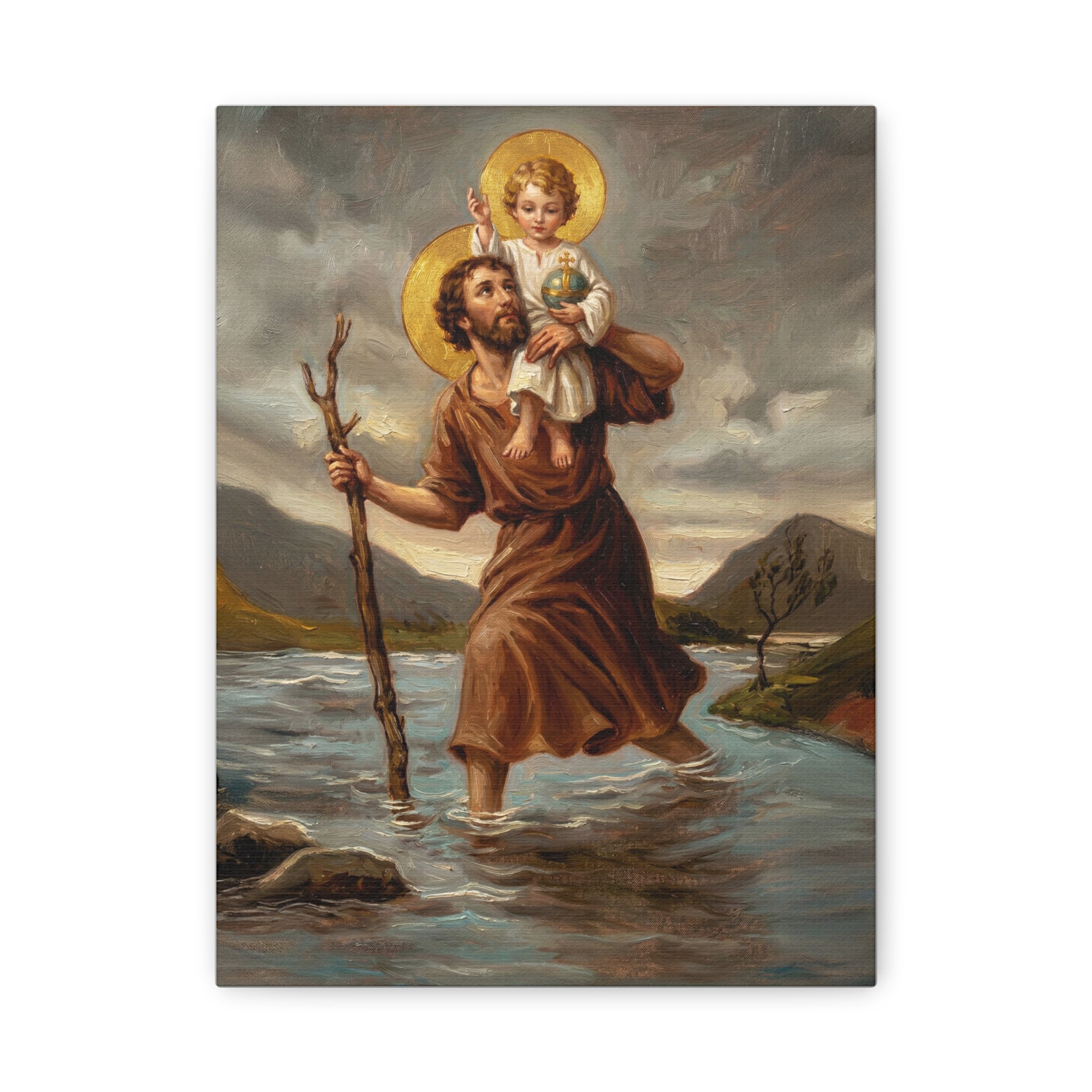 St. Christopher - Canvas Gallery Wraps