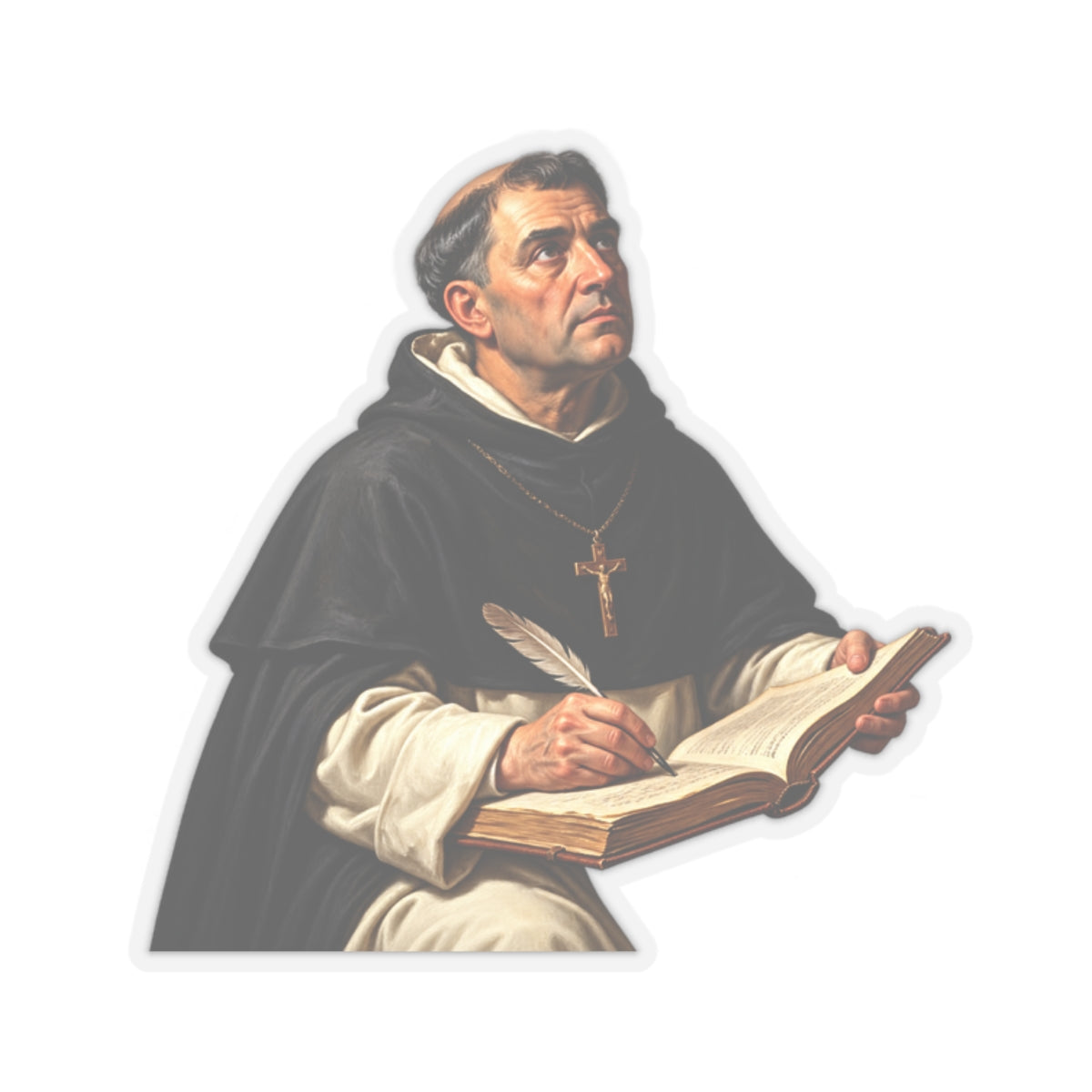 Saint Thomas Aquinas Sticker (Design 2)