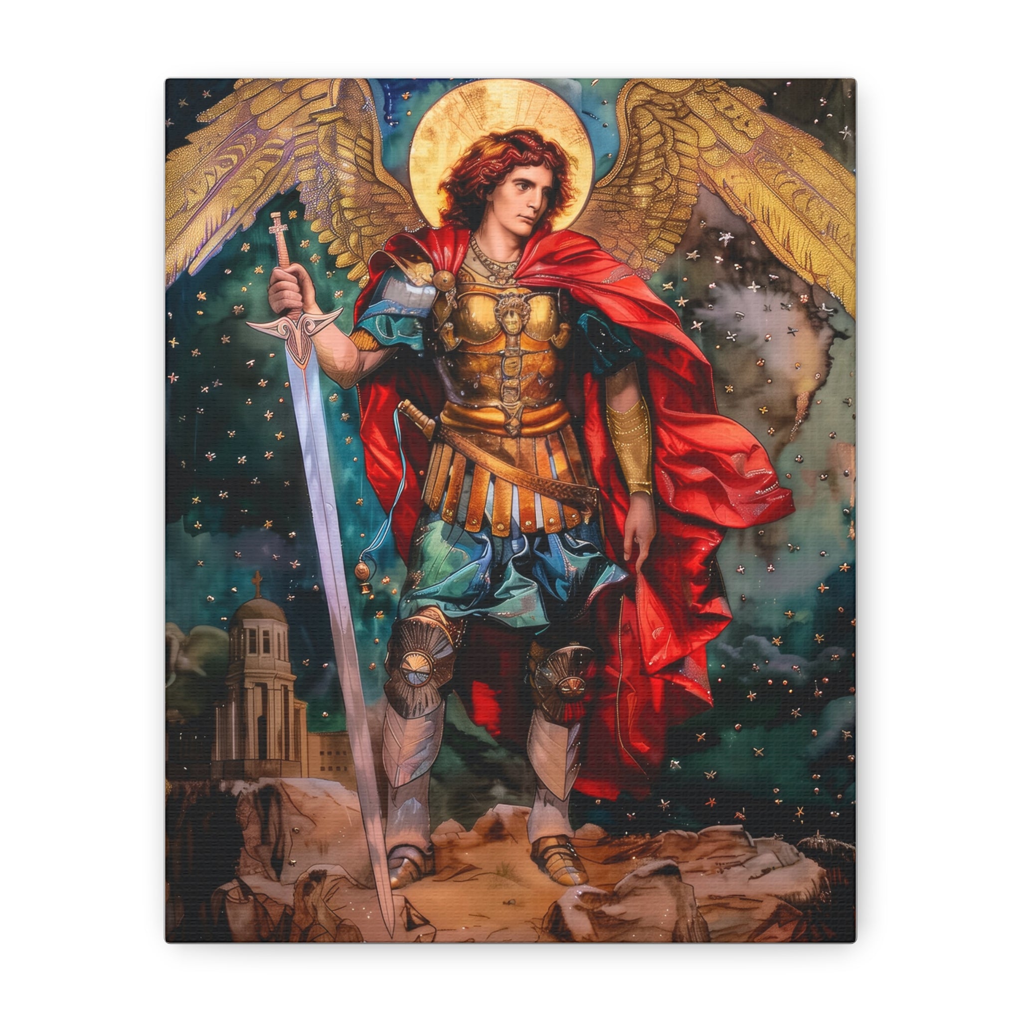St. Michael The Archangel - Canvas Gallery Wraps