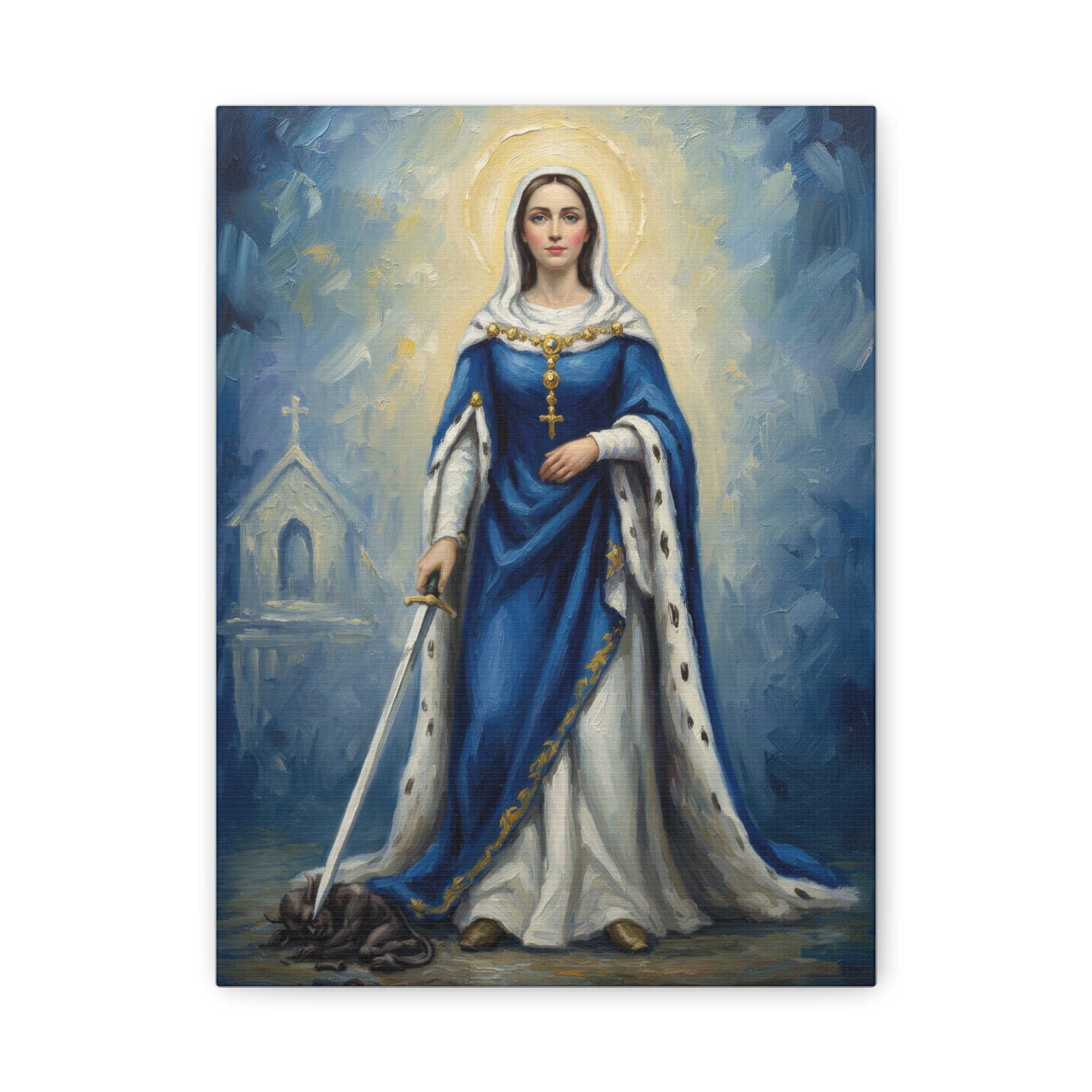 St. Dymphna - Canvas Gallery Wraps