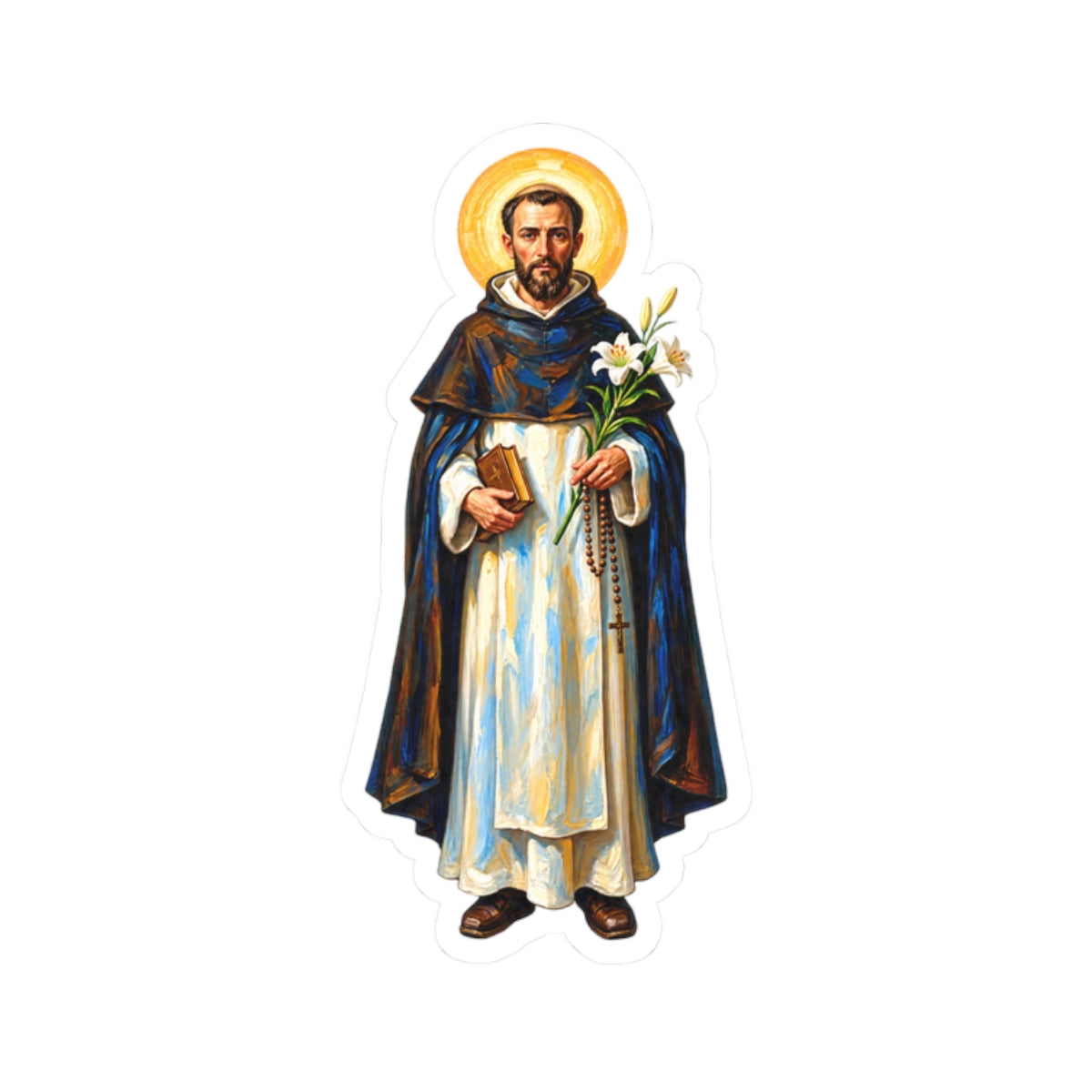 Saint Dominic Sticker (Design 4)
