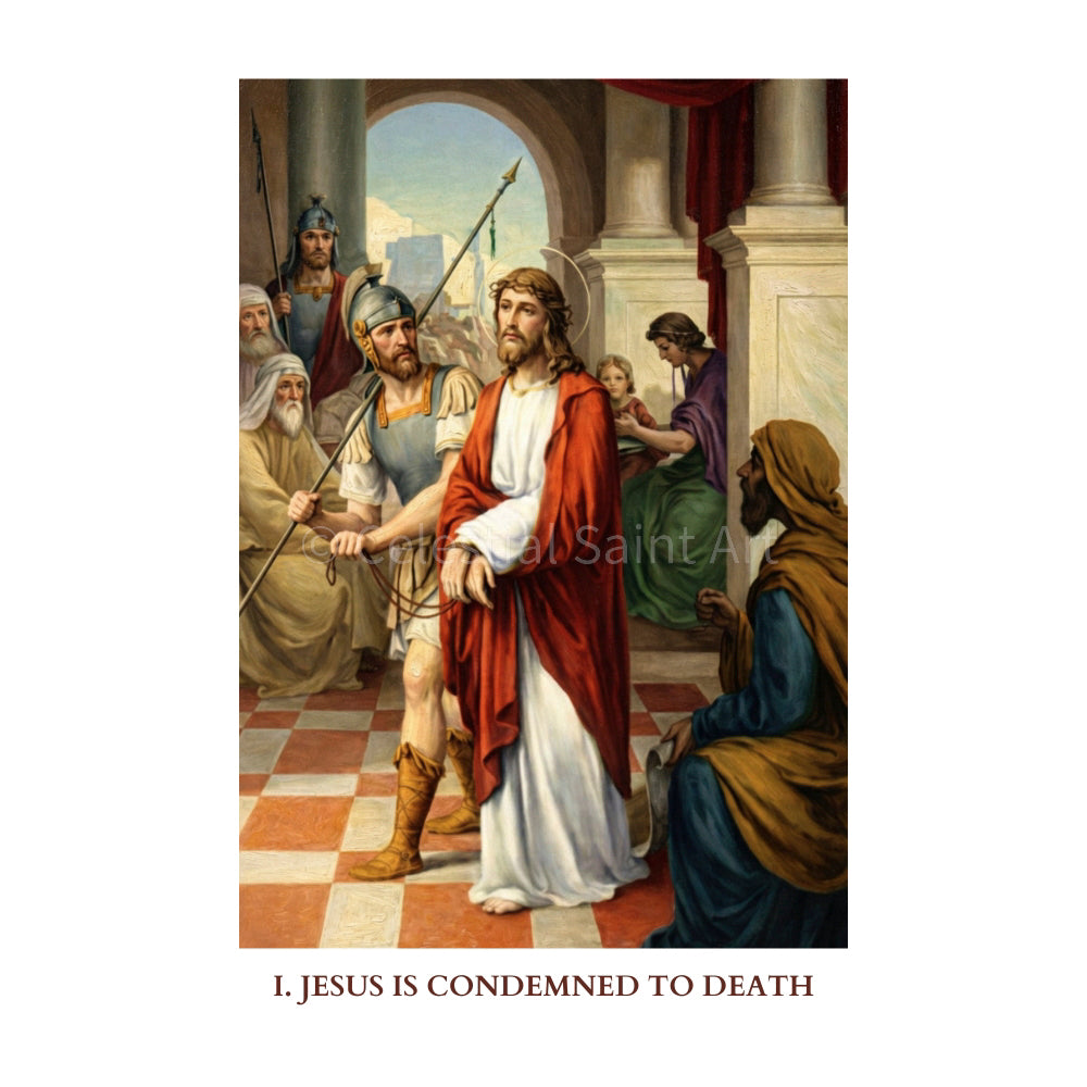 The Stations of the Cross - Digital Print Set | High Resolution | Instant Access | Easy Download