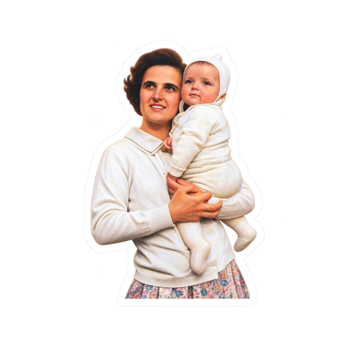 Saint Gianna Beretta Molla Sticker (Design 3)