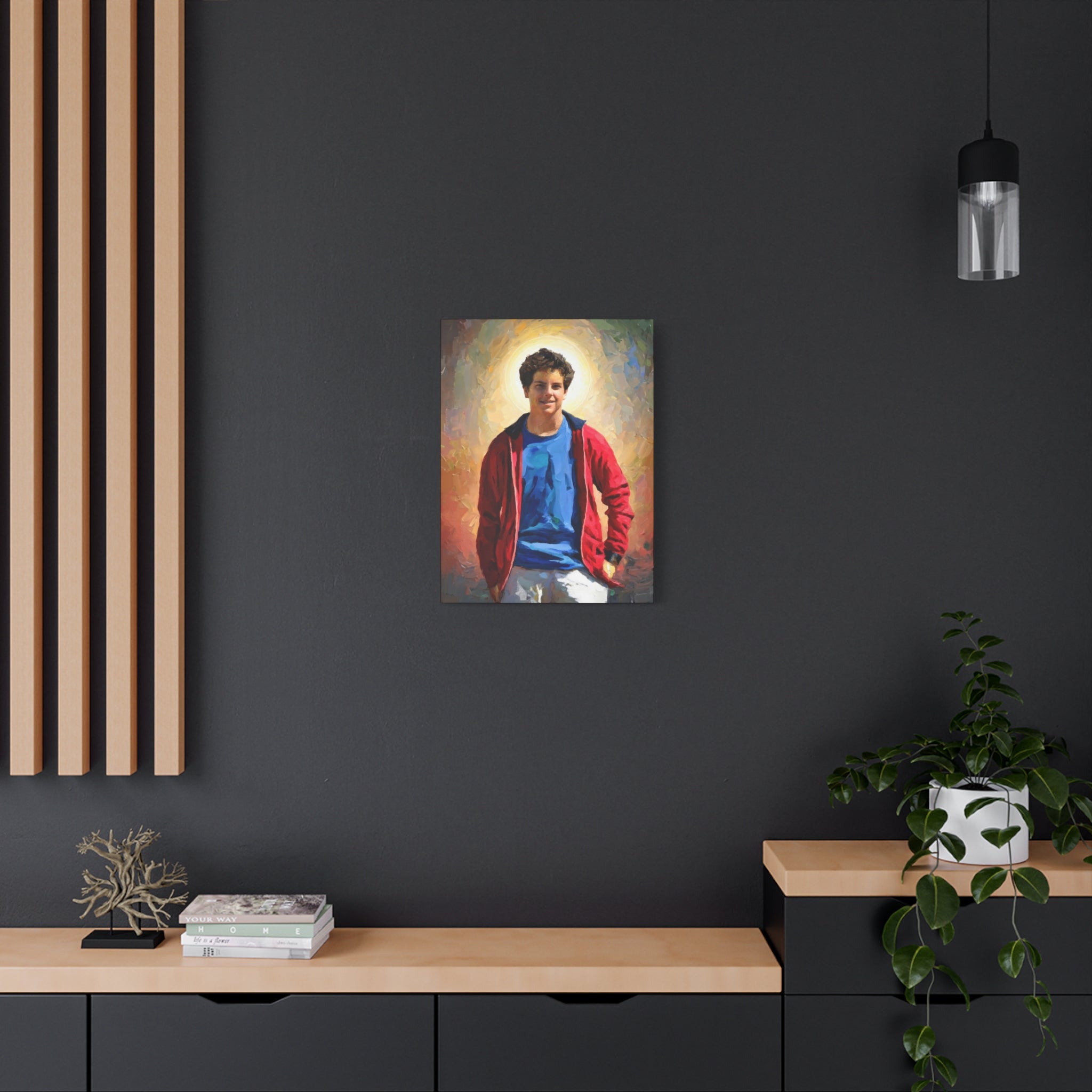 Saint Carlo Acutis Canvas Gallery Wraps