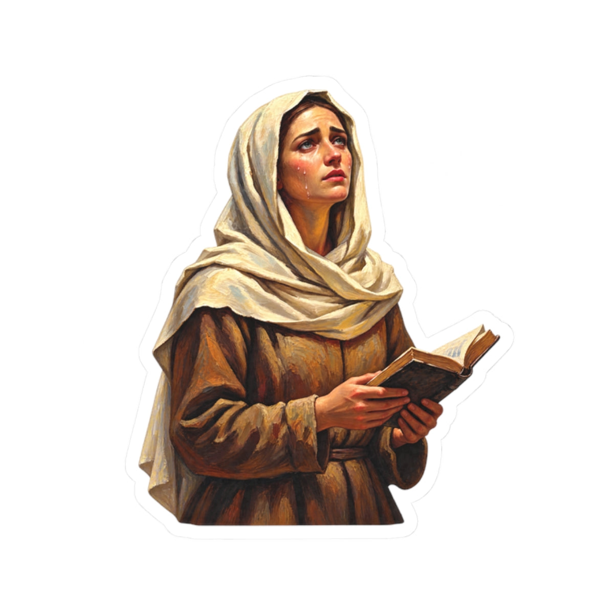 Saint Monica Sticker (Design 3)