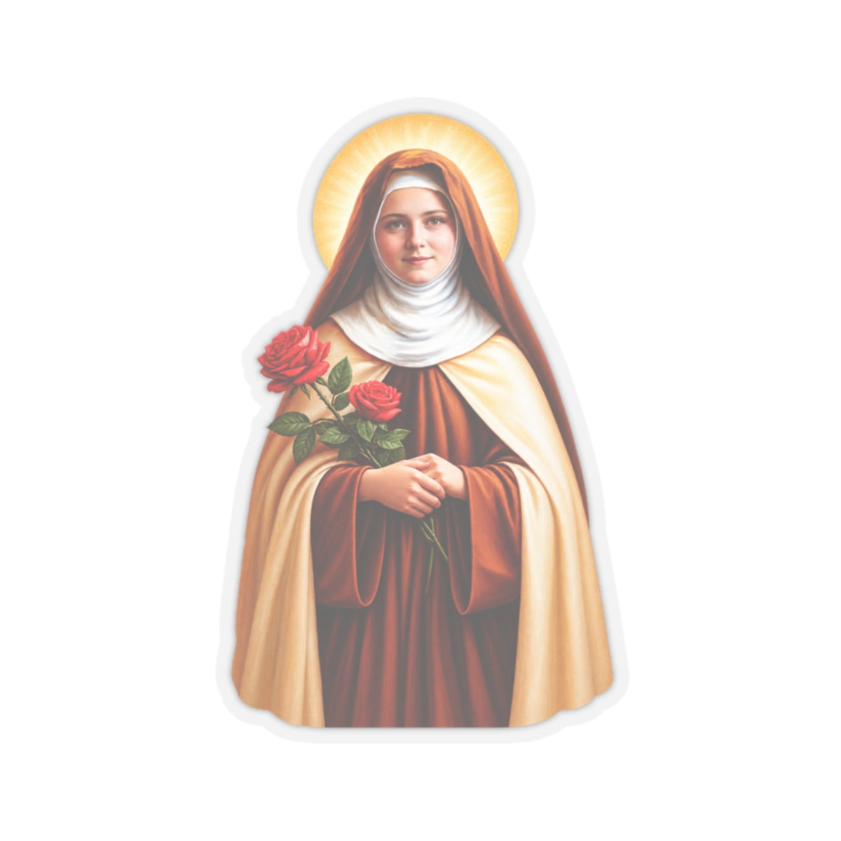Saint Therese Of Lisieux Sticker (Design 4)