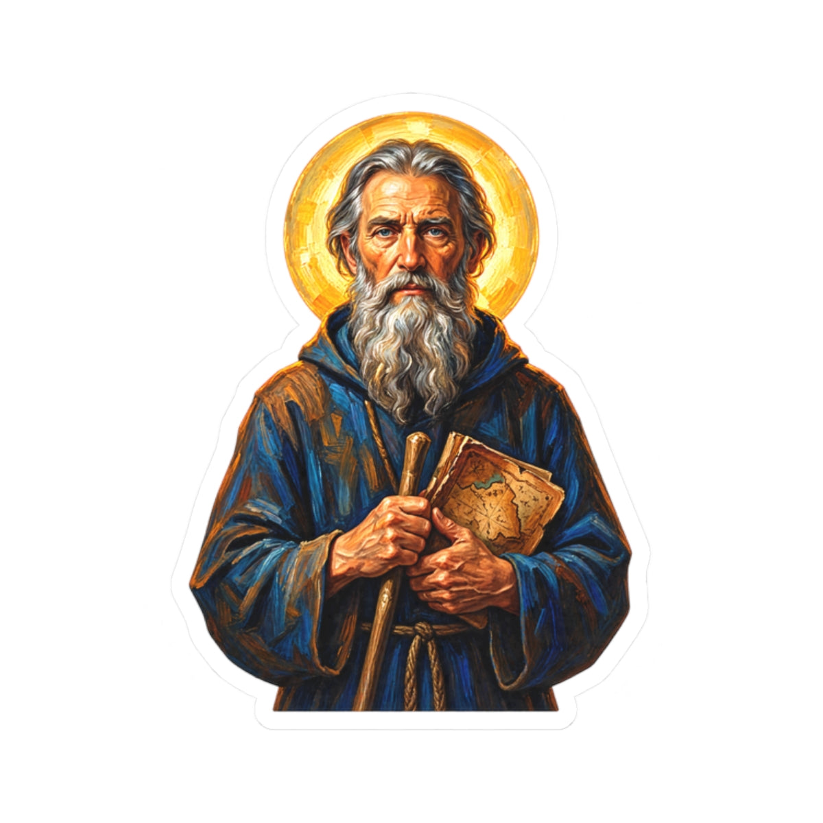 Saint Brendan The Navigator Sticker