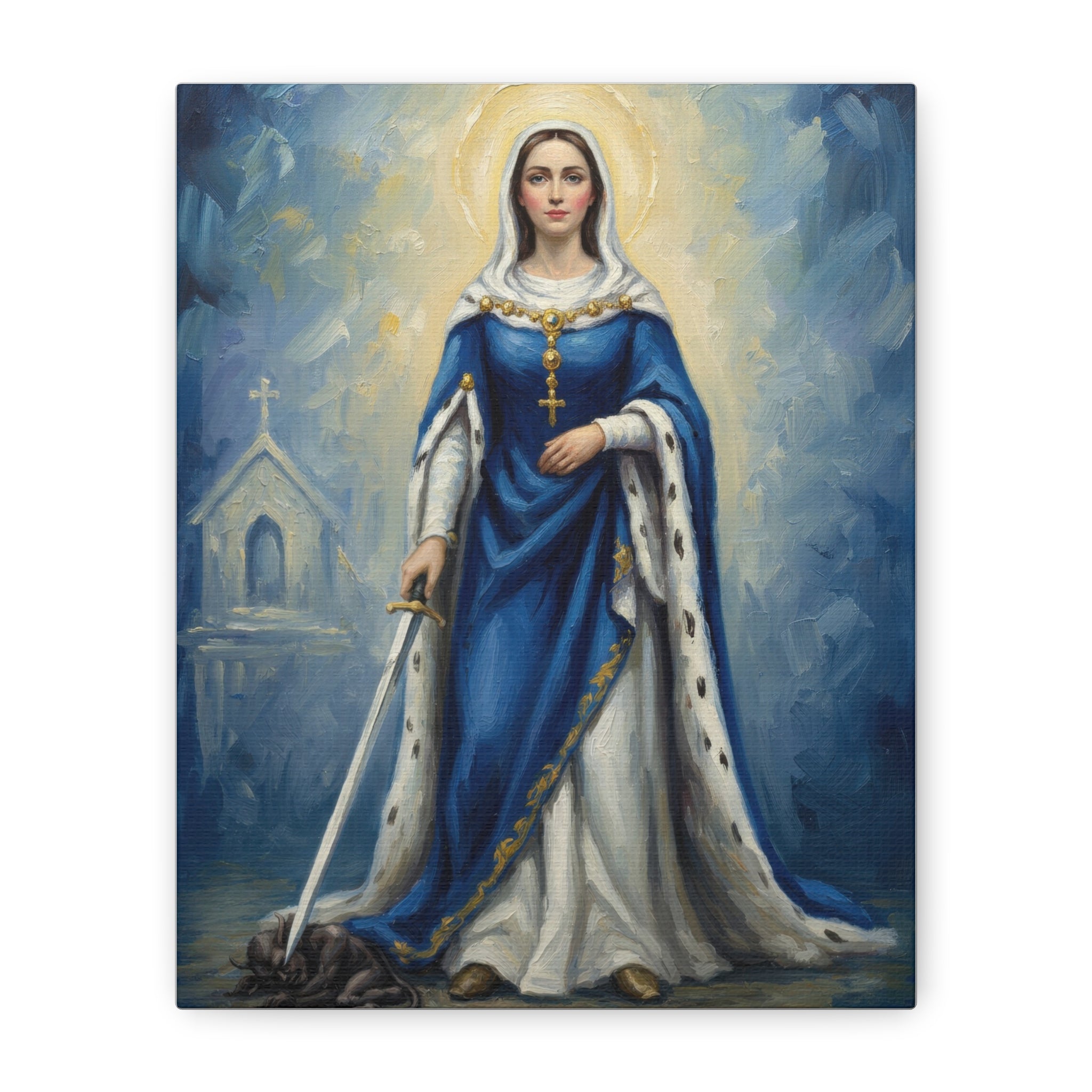 St. Dymphna - Canvas Gallery Wraps