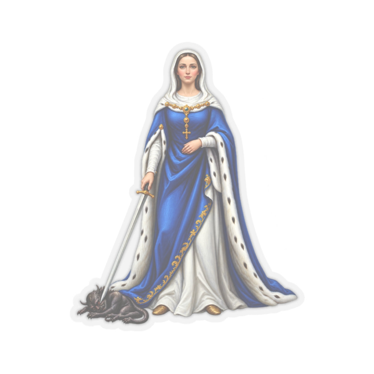 Saint Dymphna Sticker