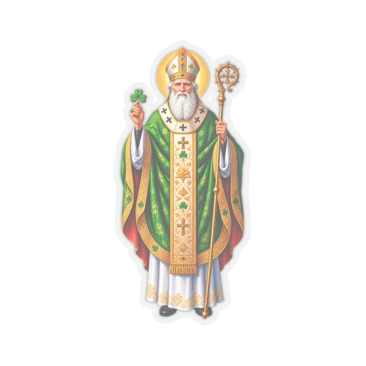 Saint Patrick Sticker (Design 2)