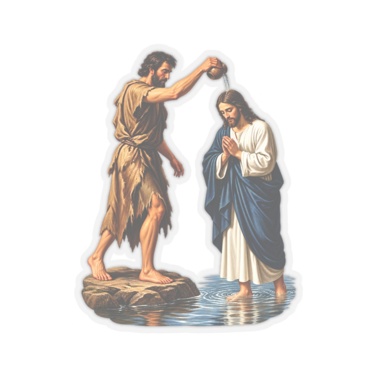 The Baptism Of Jesus Sticker