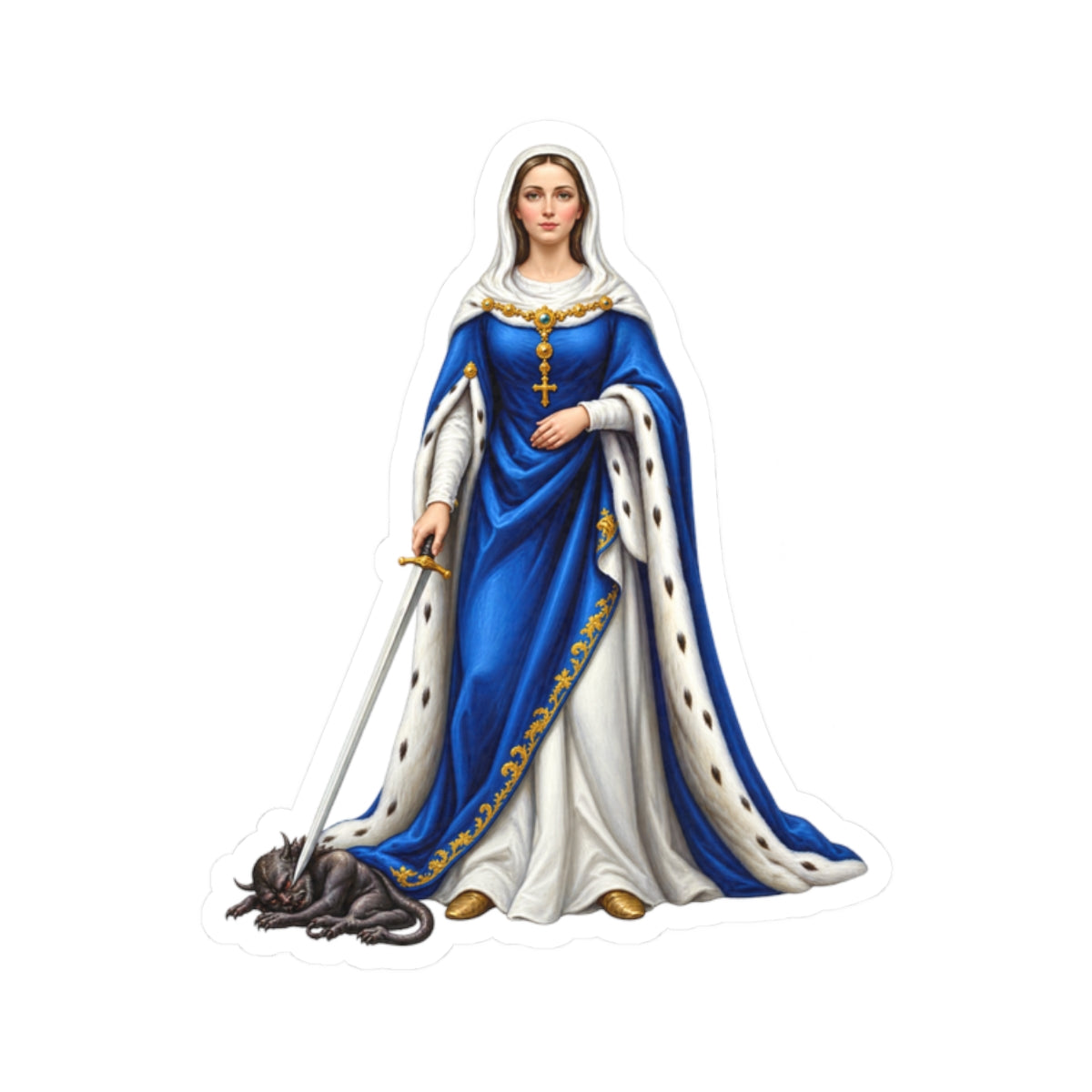 Saint Dymphna Sticker