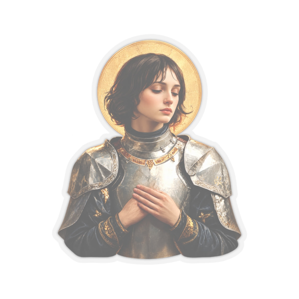 Saint Joan Of Arc Sticker (Design 3)