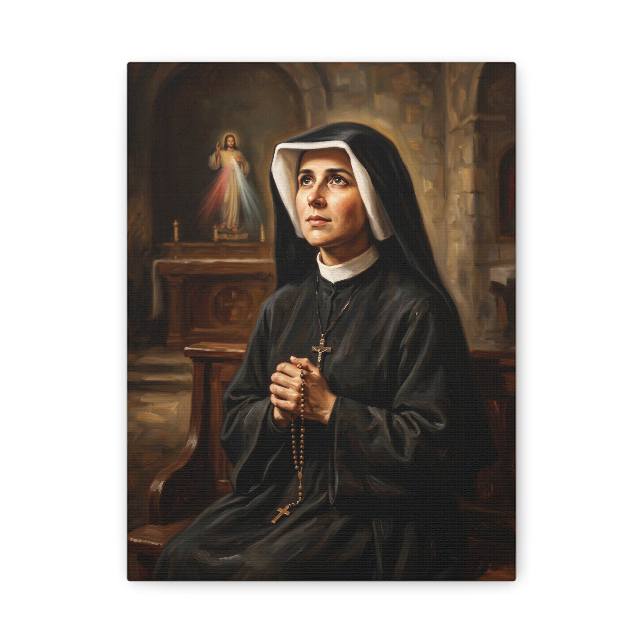 St. Faustina Kowalska - Canvas Gallery Wraps