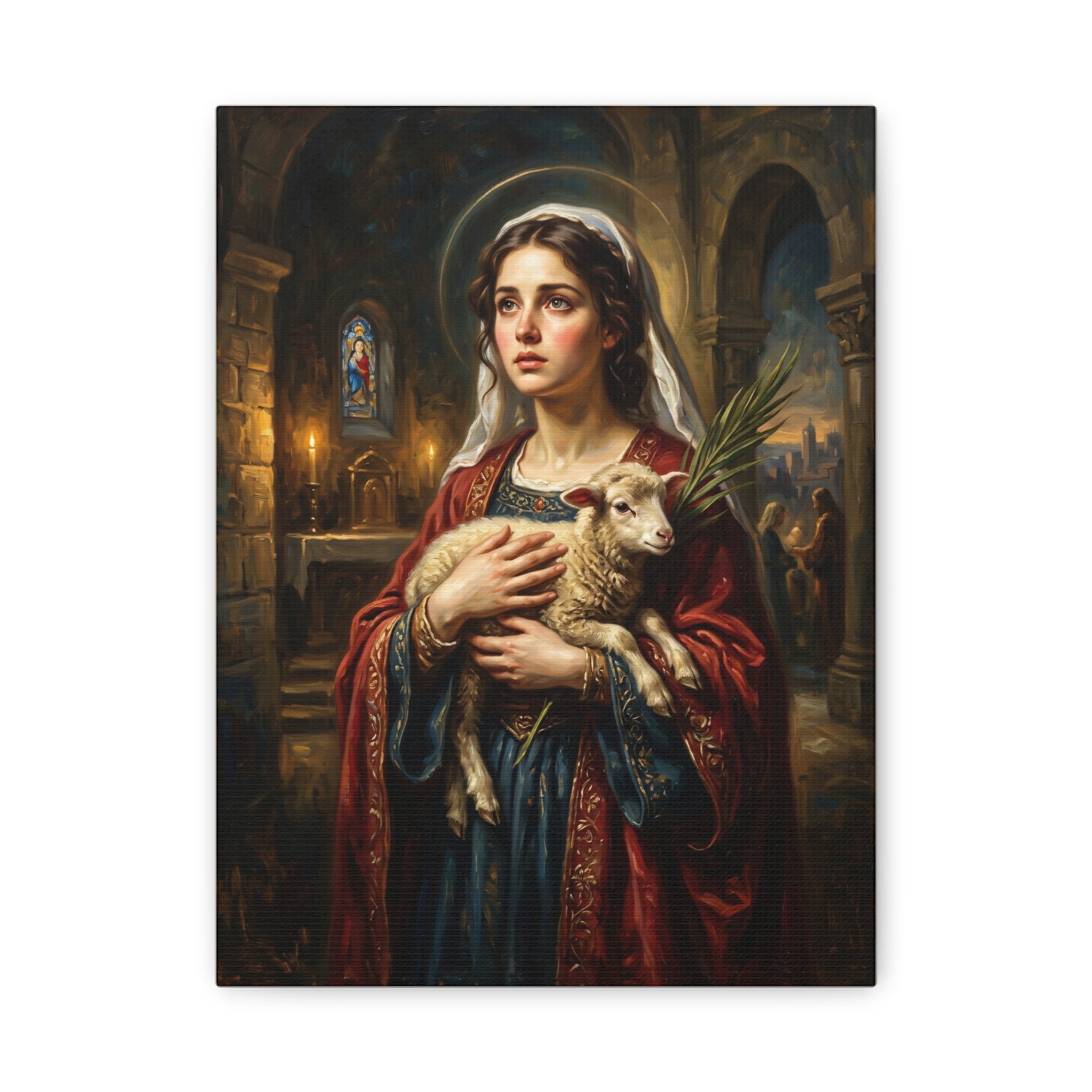 St. Agnes - Canvas Gallery Wraps
