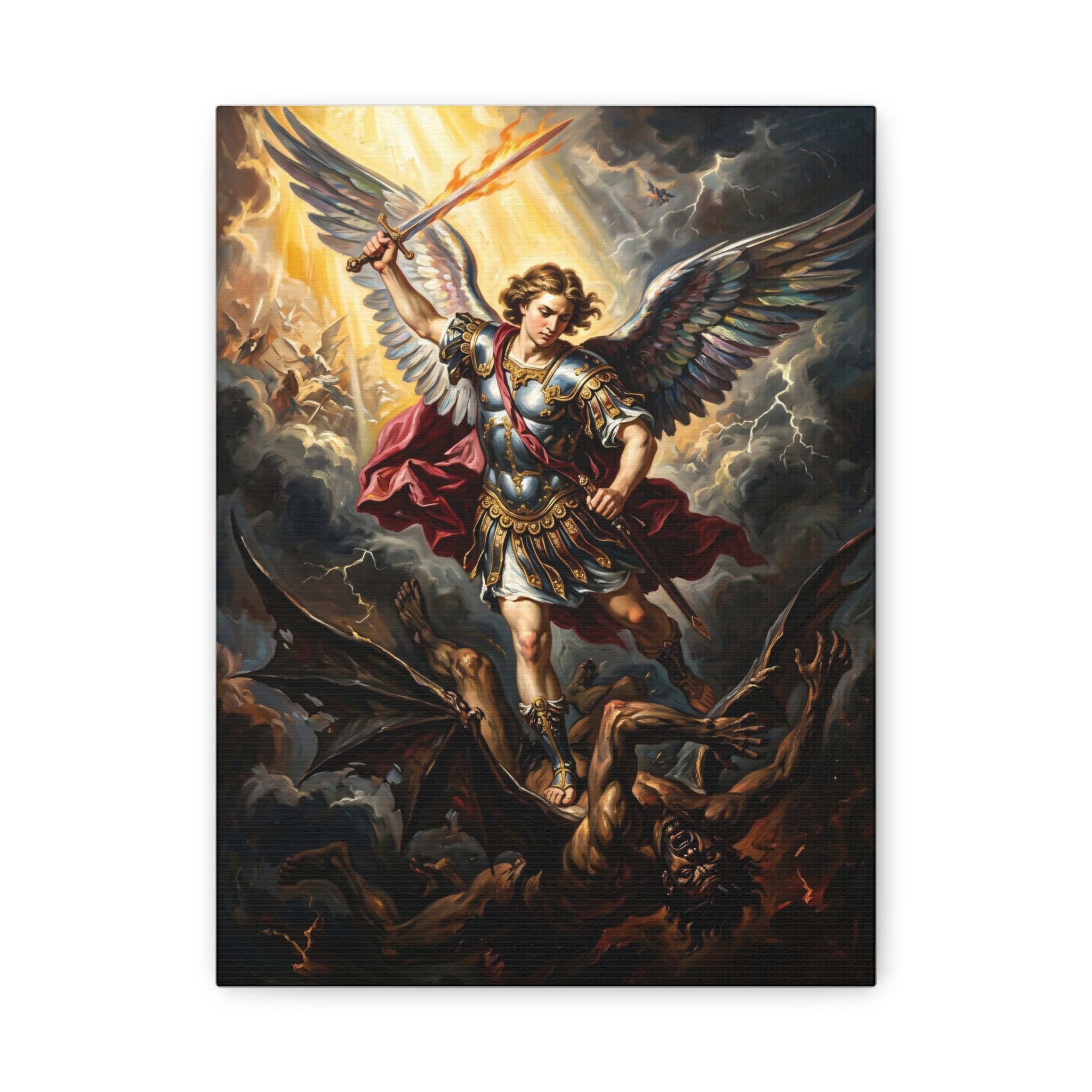 St. Michael The Archangel - Canvas Gallery Wraps