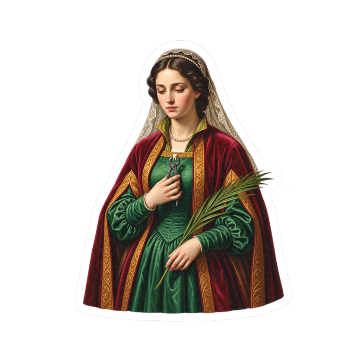 Saint Apollonia Sticker