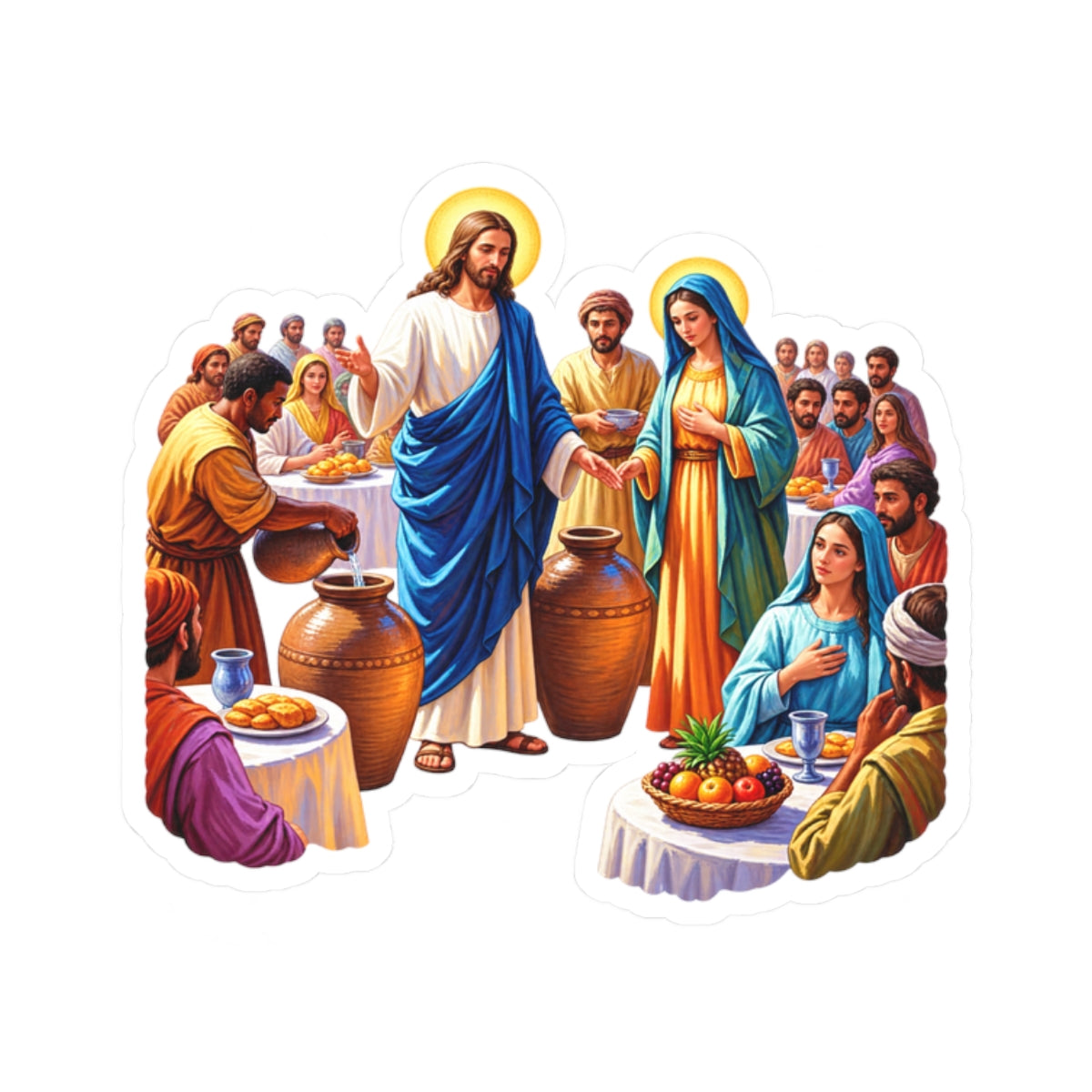 The Wedding At Cana Sticker