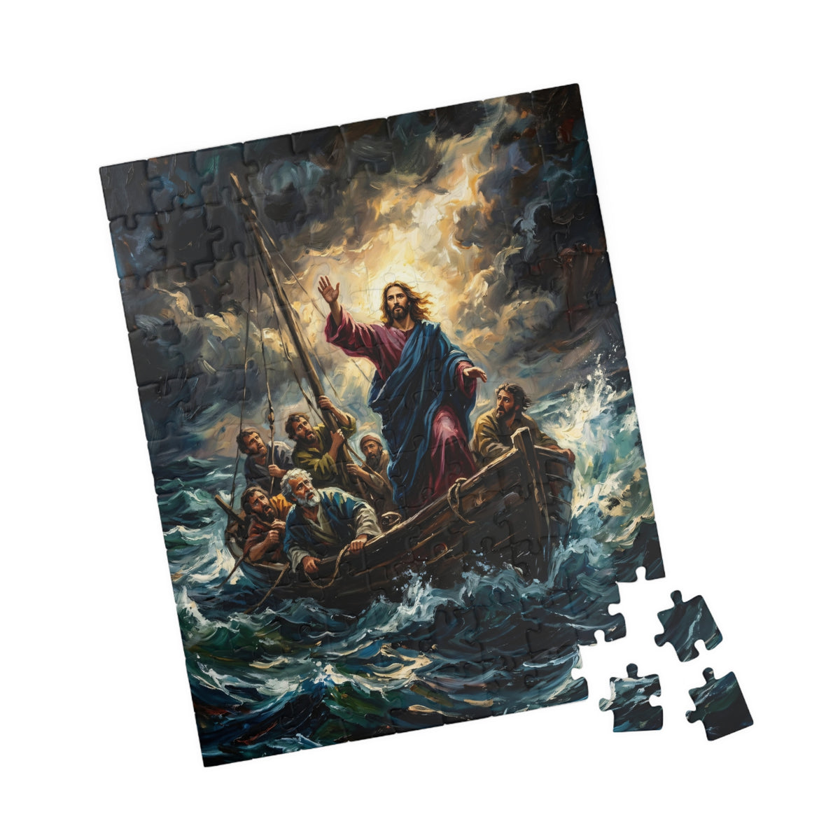 Jesus Calming The Storm Jigsaw Puzzle (110–1014 pcs)