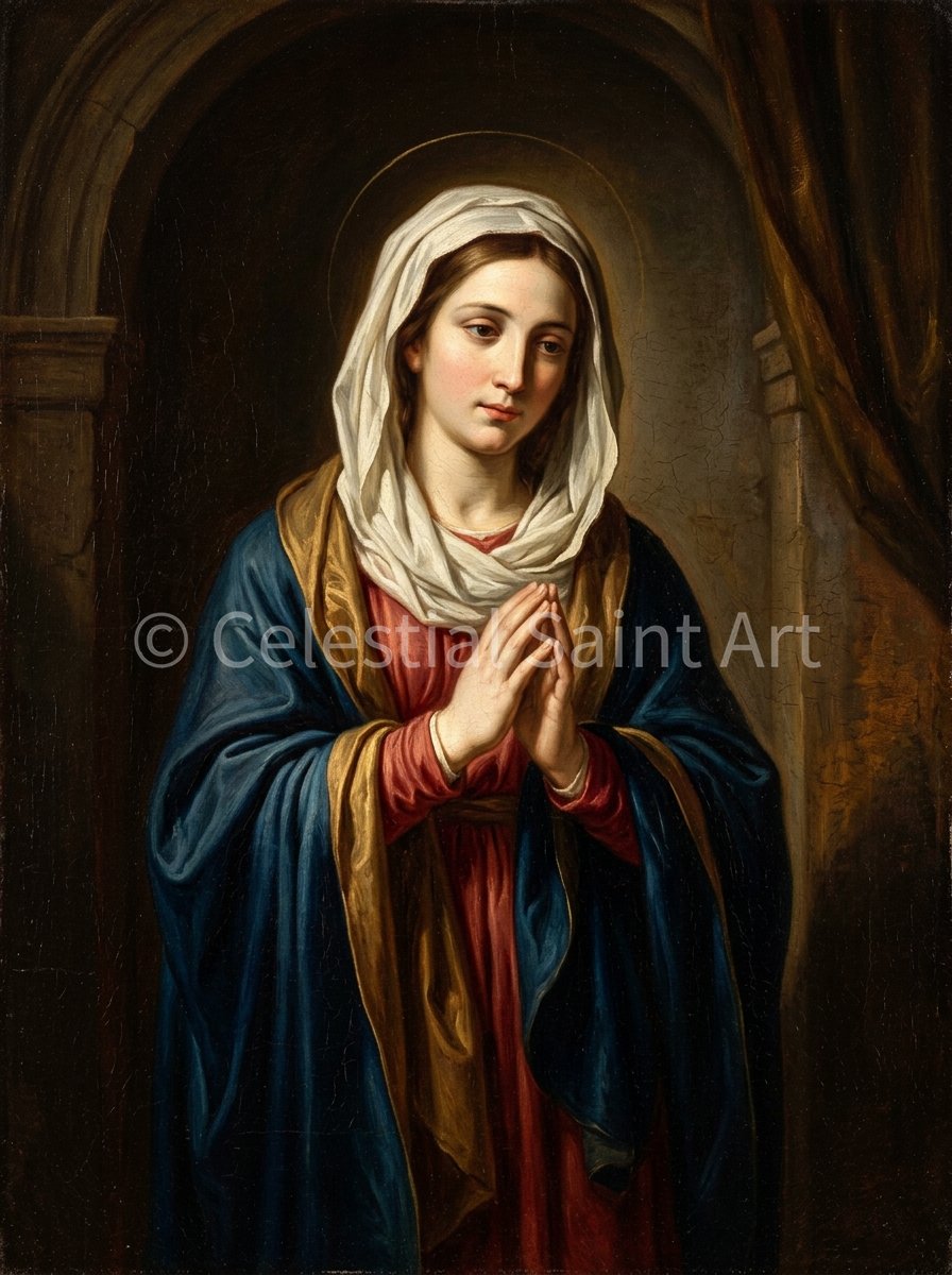 Blessed Virgin Mary - Digital Print | High Resolution | Instant Access | Easy Download